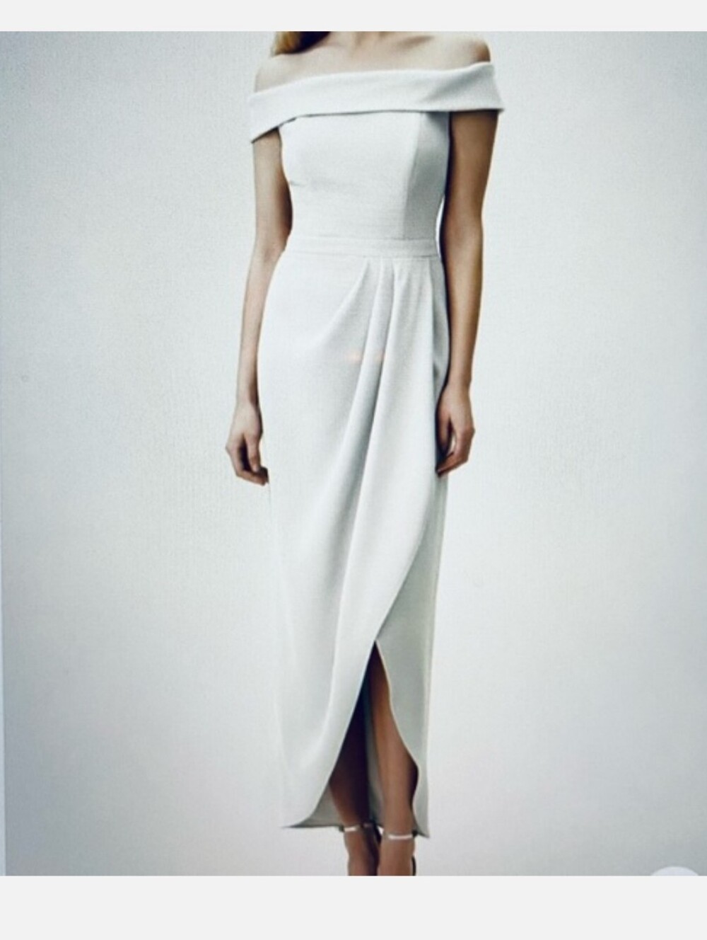 BHLDN - Thompson Tulip Front Dress - Ivory Sz. 12